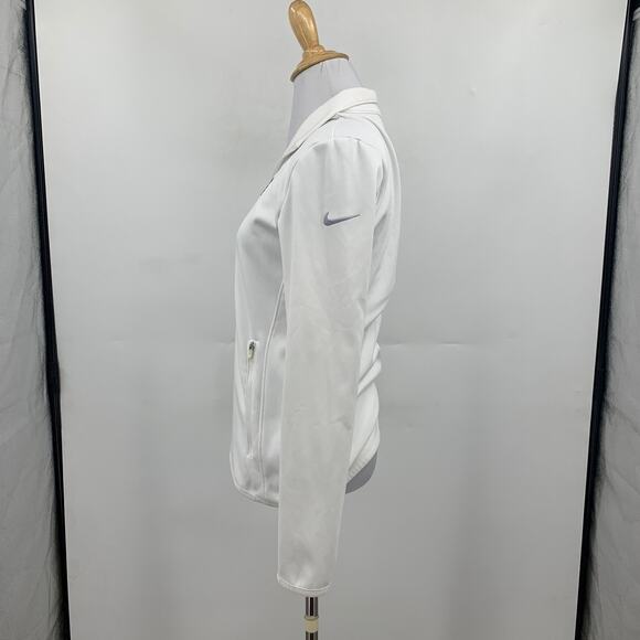 Nike Golf Jacket Womens S Small White Therma Fit Quarter Zip Ohio State Buckeyes - Picture 3 of 14